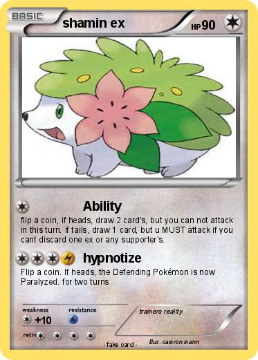 Pokemon shamin ex