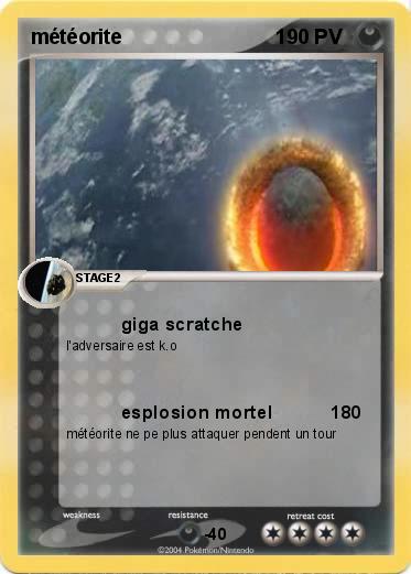Pokemon météorite                           1