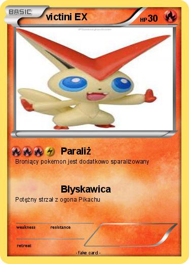 Pokemon victini EX