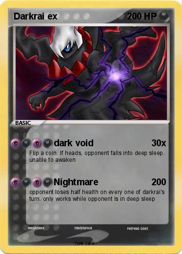 Pokemon Darkrai ex