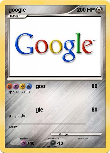 Pokemon google