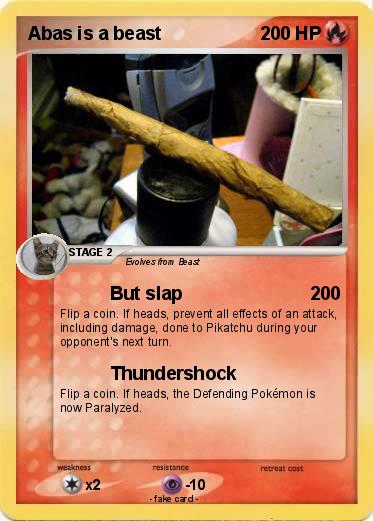 Pokemon Abas is a beast