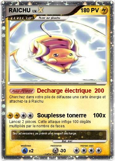 Pokemon RAICHU