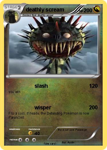 Pokemon deathly scream