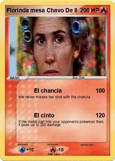 Pokemon Florinda mesa Chavo De 8