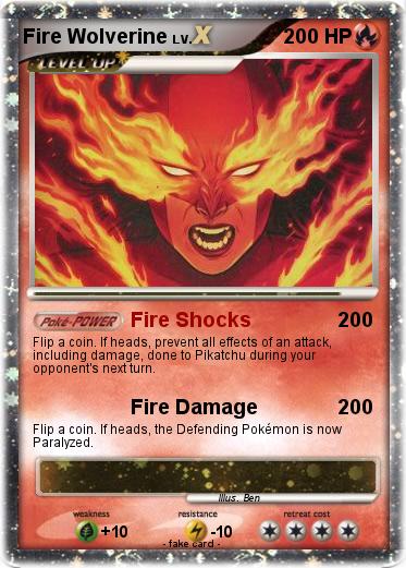 Pokemon Fire Wolverine
