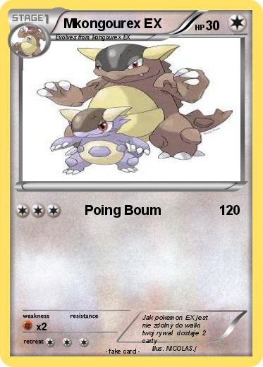 Pokemon Mkongourex EX