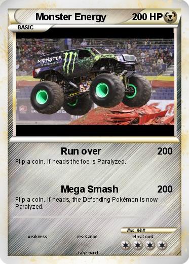 Pokemon Monster Energy