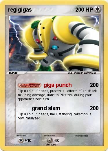 Pokemon regigigas