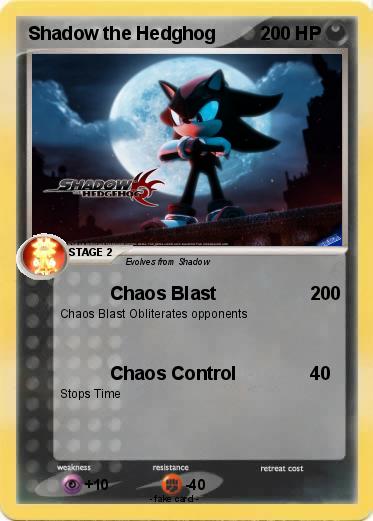 Pokemon Shadow the Hedghog