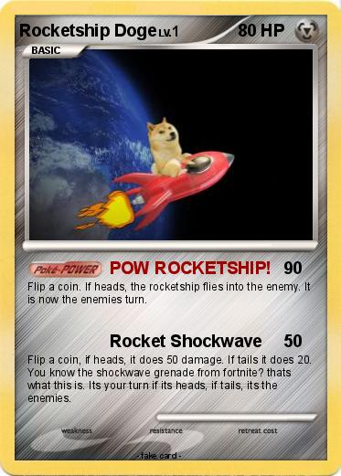 Pokemon Rocketship Doge