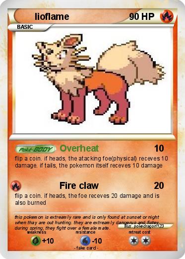 Pokemon lioflame
