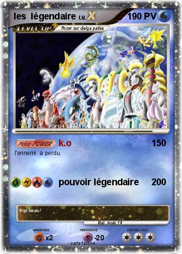 Pokemon les  légendaire