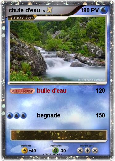 Pokemon chute d'eau
