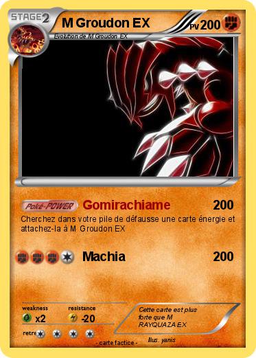Pokemon M Groudon EX