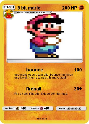 Pokemon 8 bit mario