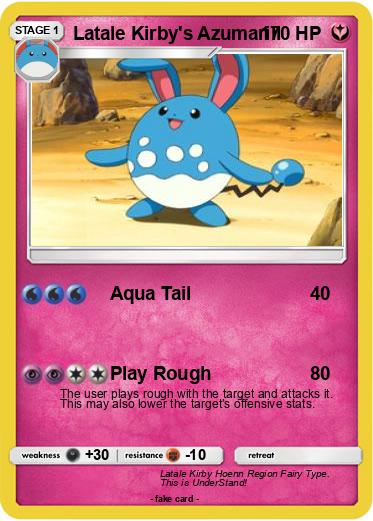 Pokemon Latale Kirby's Azumarill
