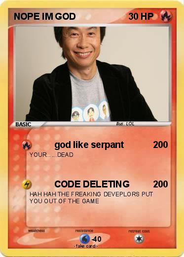 Pokemon NOPE IM GOD