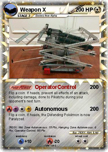 Pokemon Weapon X