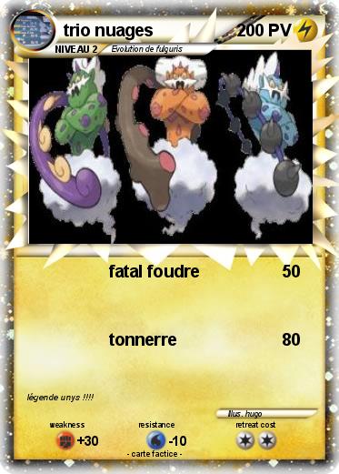 Pokemon trio nuages
