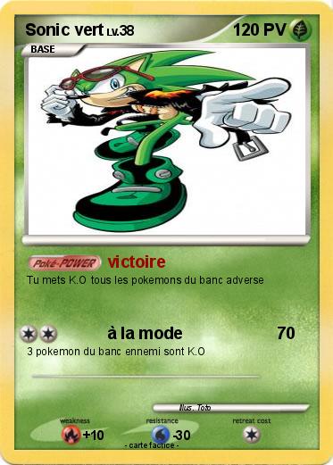 Pokemon Sonic vert