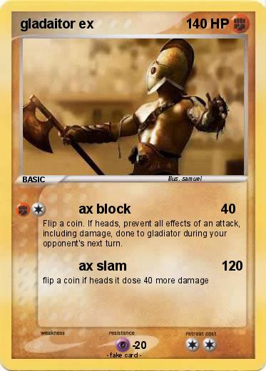 Pokemon gladaitor ex