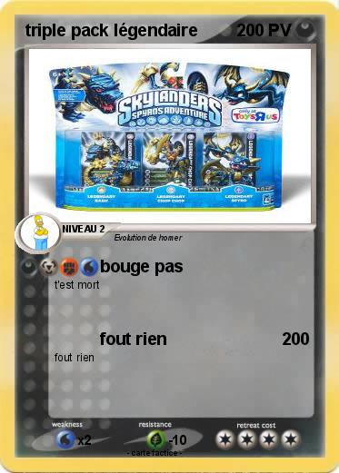 Pokemon triple pack légendaire