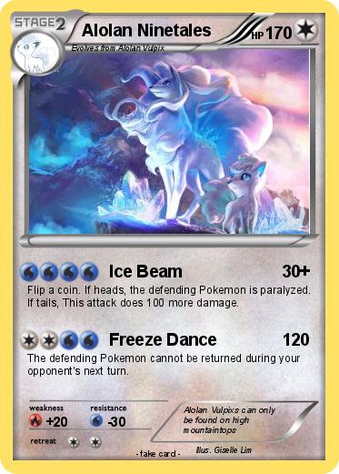 Pokemon Alolan Ninetales