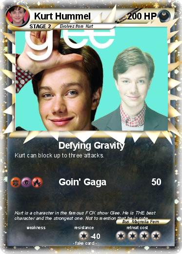 Pokemon Kurt Hummel