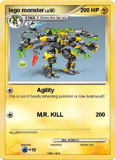 Pokemon lego monster