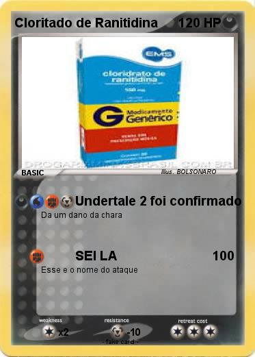 Pokemon Cloritado de Ranitidina