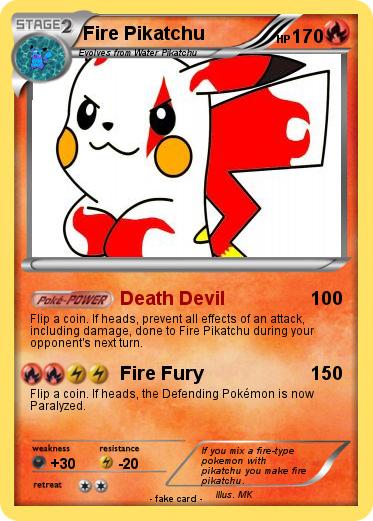 Pokemon Fire Pikatchu