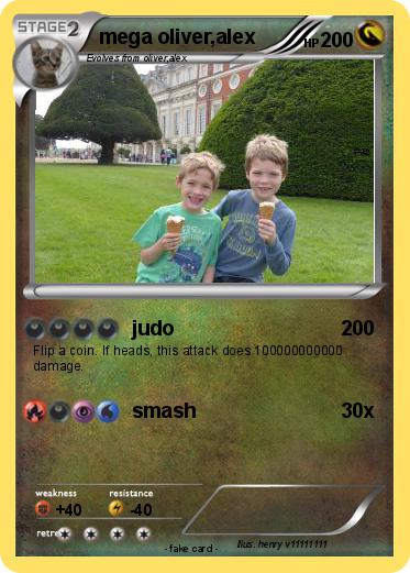Pokemon mega oliver,alex