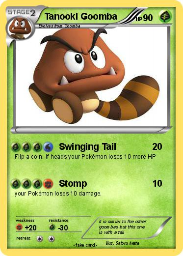 Pokemon Tanooki Goomba