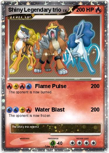 Pokemon Shiny Legendary trio