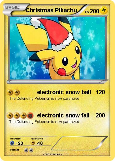 Pokemon Christmas Pikachu