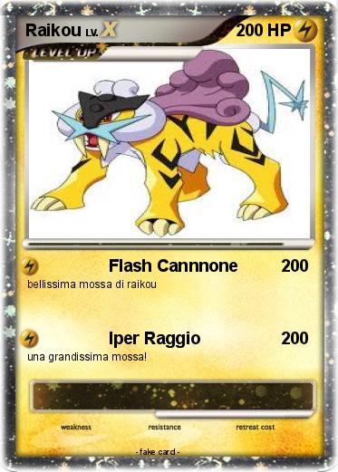 Pokemon Raikou