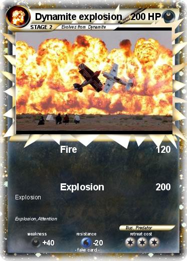 Pokemon Dynamite explosion