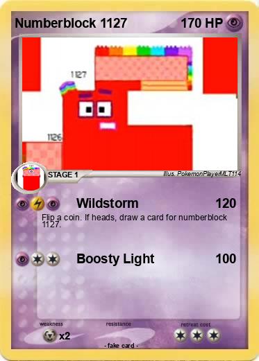 Pokemon Numberblock 1127