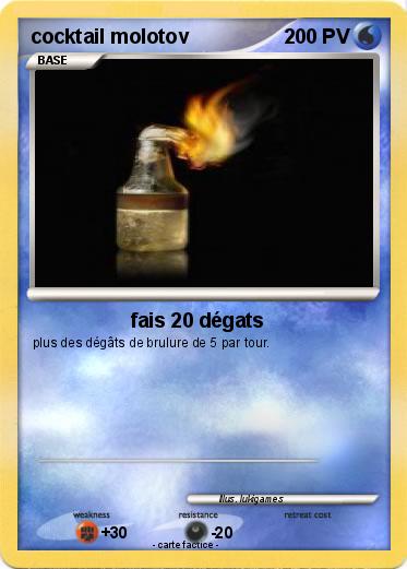 Pokemon cocktail molotov