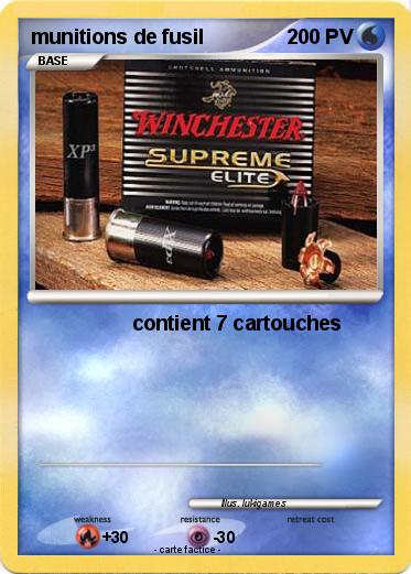Pokemon munitions de fusil
