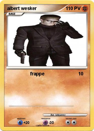 Pokemon albert wesker