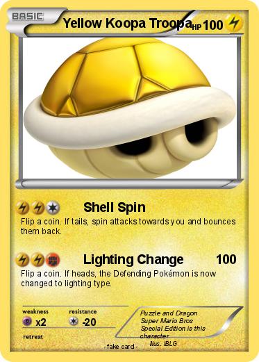 Pokemon Yellow Koopa Troopa