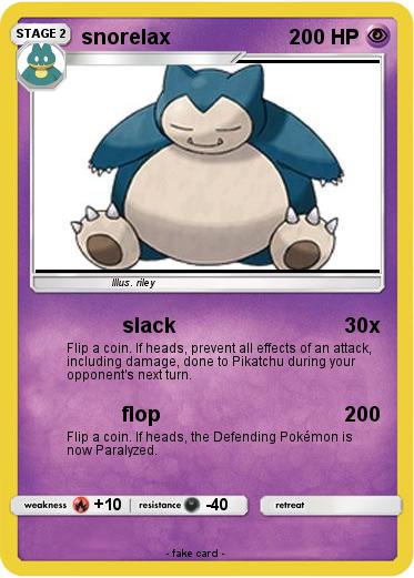 Pokemon snorelax