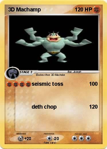 Pokemon 3D Machamp