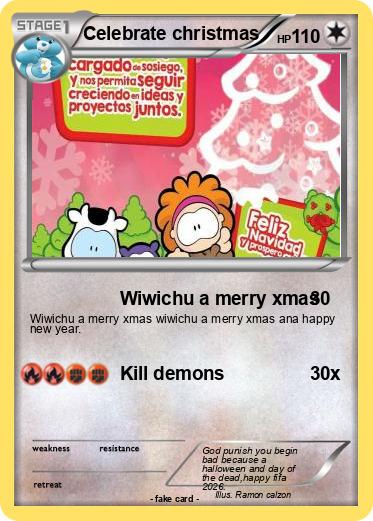 Pokemon Celebrate christmas