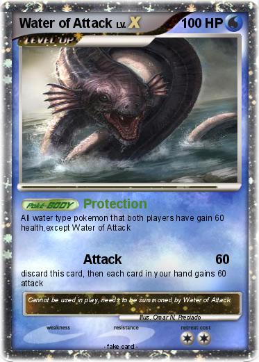 Pokemon Water of Attack