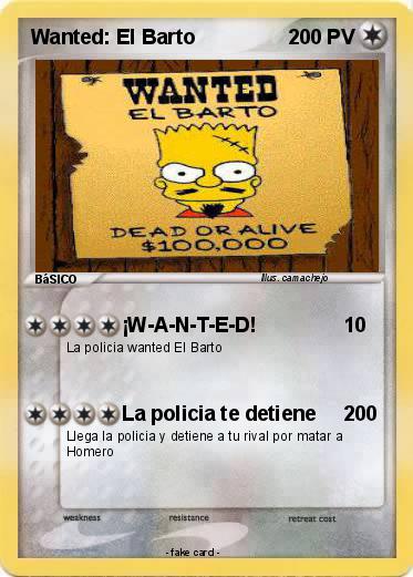 Pokemon Wanted: El Barto