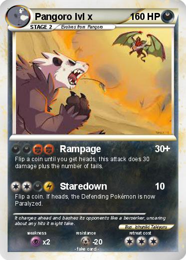 Pokemon Pangoro lvl x