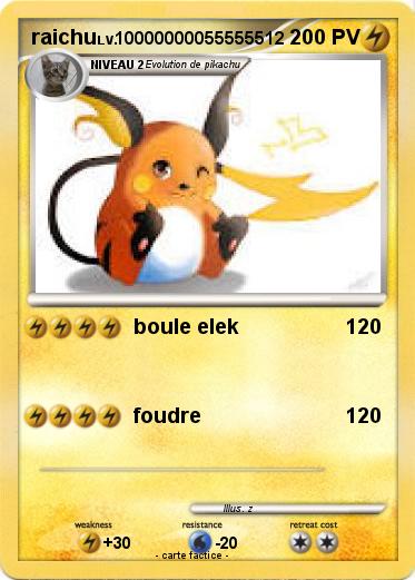 Pokemon raichu
